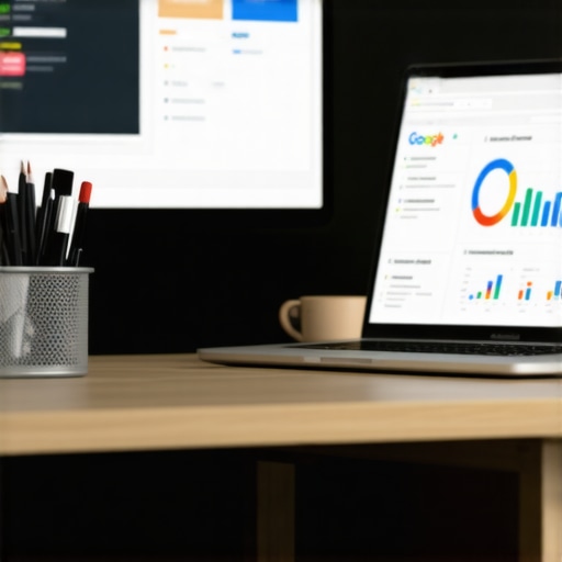 Workspace with SEO tools and Google Business Profile analytics