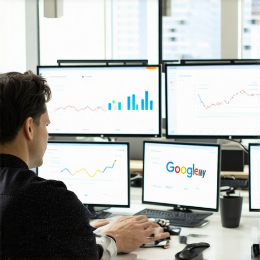 SEO expert reviewing structured data and local search analytics.