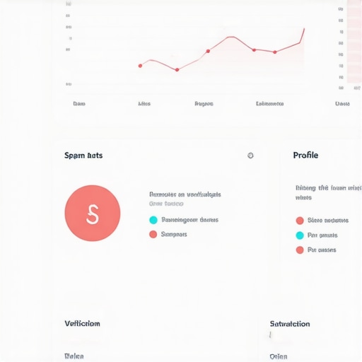 Screenshot of Google Business Profile dashboard with metrics and spam alerts