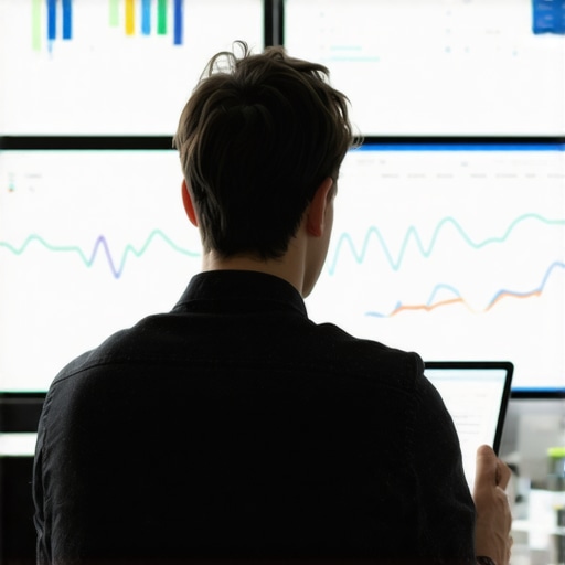 Business owner reviewing Google Business Profile analytics and security alerts