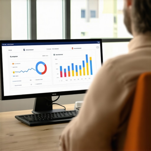 Screenshot of SEO dashboard with rankings and citation metrics.