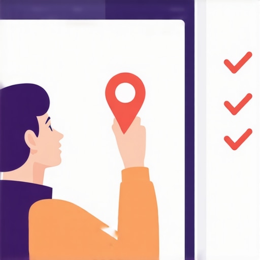 Person wiping away fake Google Maps pins to restore profile integrity.