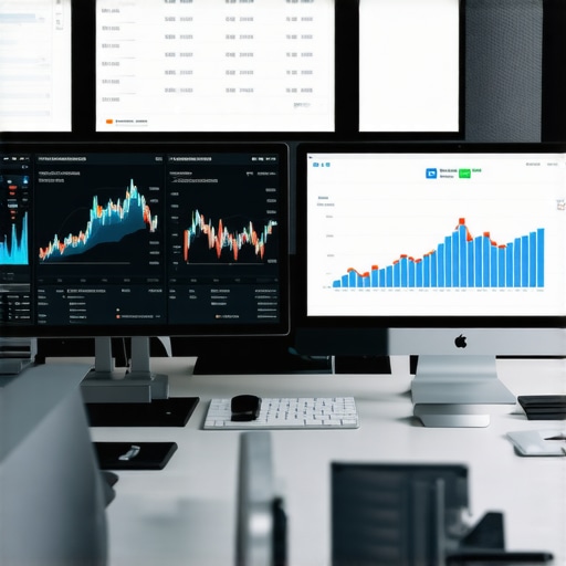 Essential Tools for GBP Maintenance Digital SEO workspace with analytics tools.