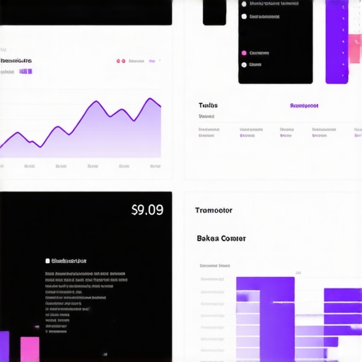 A screen showing Google Business Profile insights with monitoring tools