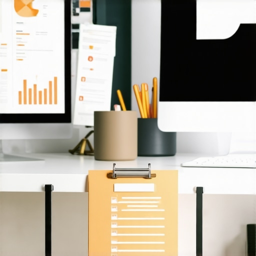 A workspace setup with SEO analytics tools on screens, representing ongoing profile management and monitoring.