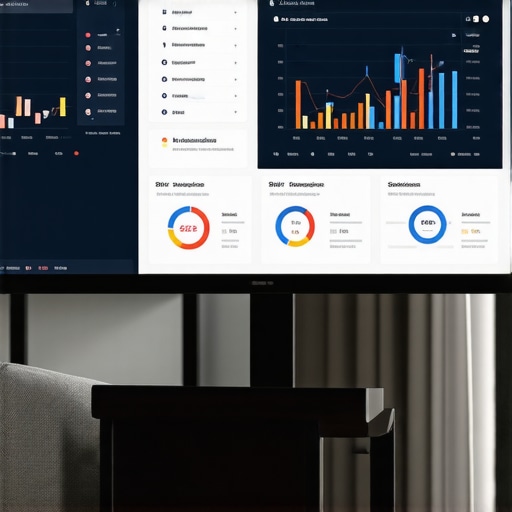 SEO Analytics Dashboard for GBP Maintenance Dashboard showing local SEO metrics for Google Business Profile management.