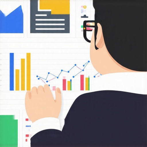 A marketer analyzing GBP data and spam signals on a computer