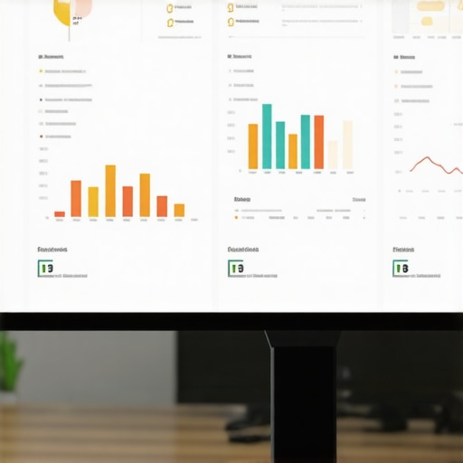Monitoring GBP Performance with Analytics Tools. A person analyzing GBP ranking data on a computer to maintain profile health.